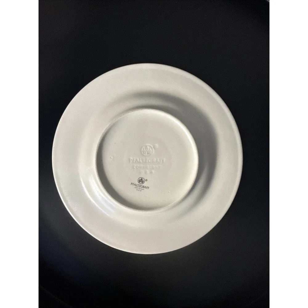 Vintage Pfaltzgraff Christmas Plates Set 2 Reindeer Tree 10